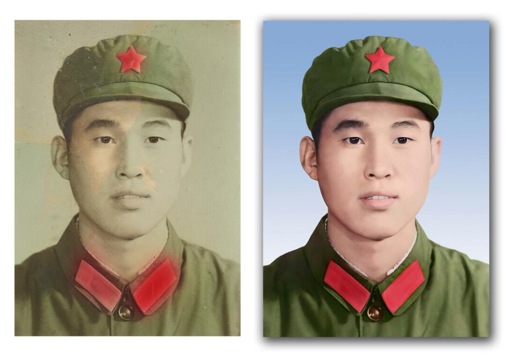 英德破损照片修复-18